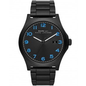 Horlogeband Marc by Marc Jacobs MBM5059 Staal Zwart 22mm